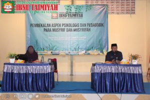 Read more about the article Pembekalan Aspek Psikologis dan Pedagogik Para Musyrif Dan Musyrifah