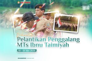 Read more about the article Kegiatan Perkemahan & Pelantikan Penggalang Ramu, Rakit, Terap MTs Ibnu Taimiyah